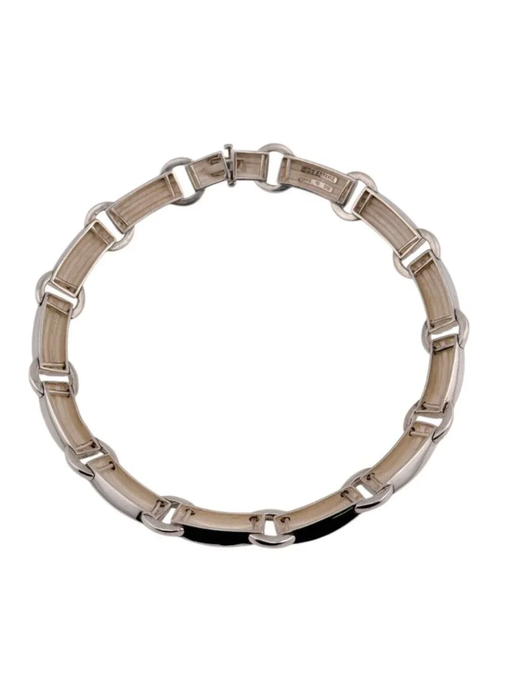 Tiffany & Co Atlas Groove Link Necklace